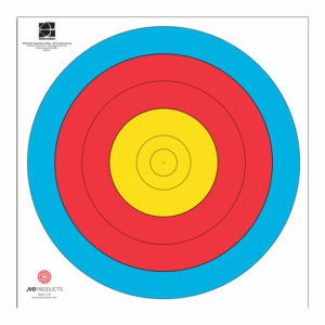 Tarcze J.V.D FITA 80cm ŚRODEK na 30m 5 pierścieni