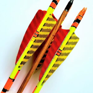 Komplet 6 szt. strzał Black Eagle VINTAGE parametr 600 yellow/orange