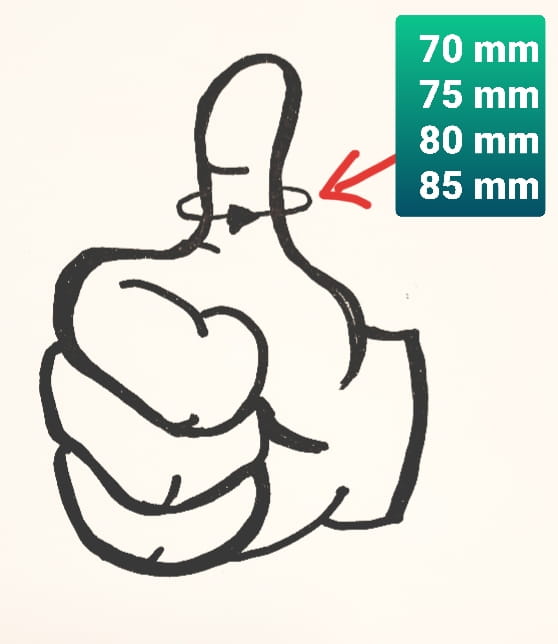 Zekier skórzany, utwardzony Tumb Ring by Wojtek Skonieczny - obrazek 2