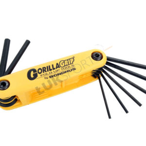 Klucze ampulowe składane GorillaGrip 712589 - zestaw 'duży'