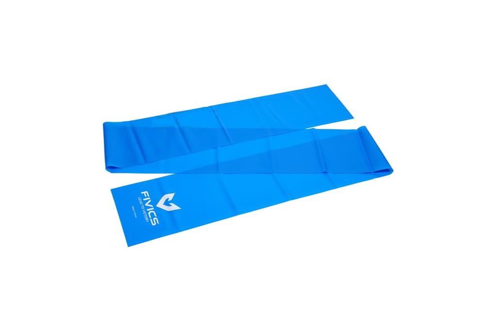 Guma treningowa Fivics LATEX - MOCNA niebieska